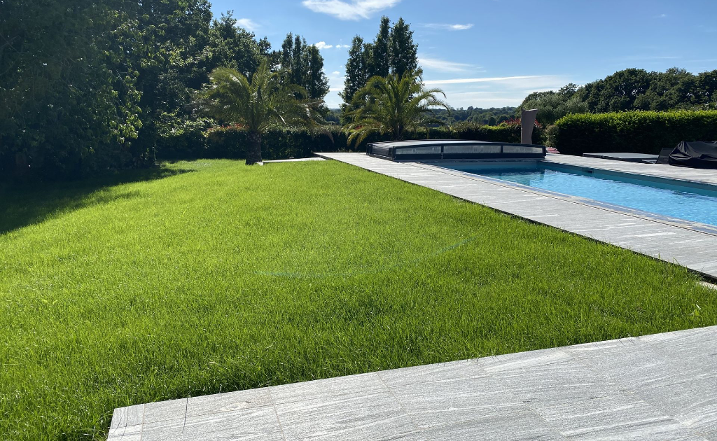 réaménagement complet de jardin par Quéré Paysages à Quimper